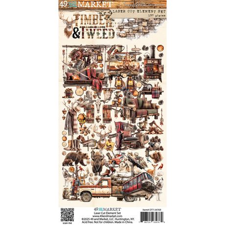 49 and Market Timber and Tweed Laser Cut elements