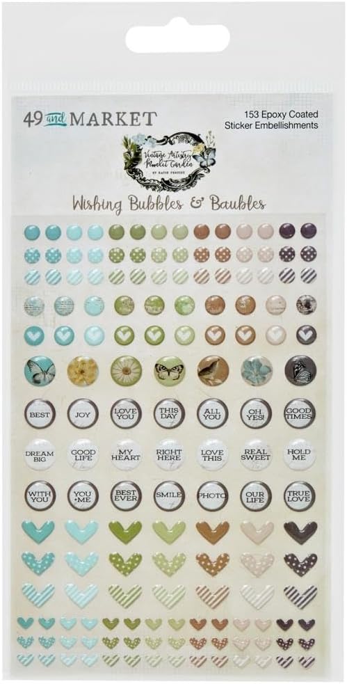 49 and Market Vintage Artistry Moonlit Gardens Wishing Bubbles and Baubles