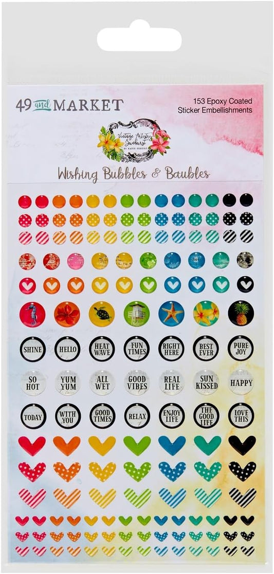 49 and Market Vintage Artistry Sunburst Wishing Bubbles and Baubles