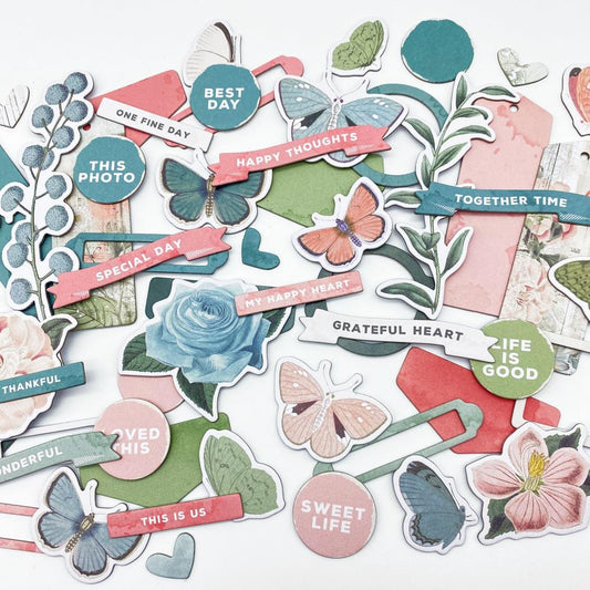 Vintage Artistry Tranquility Chipboard Elements