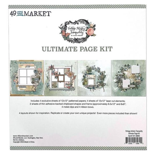 49 and Market Vintage Artistry Tranquility Page Kit