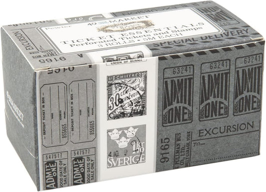 49 and Market Vintage Bits Ticket Essentials Pewter