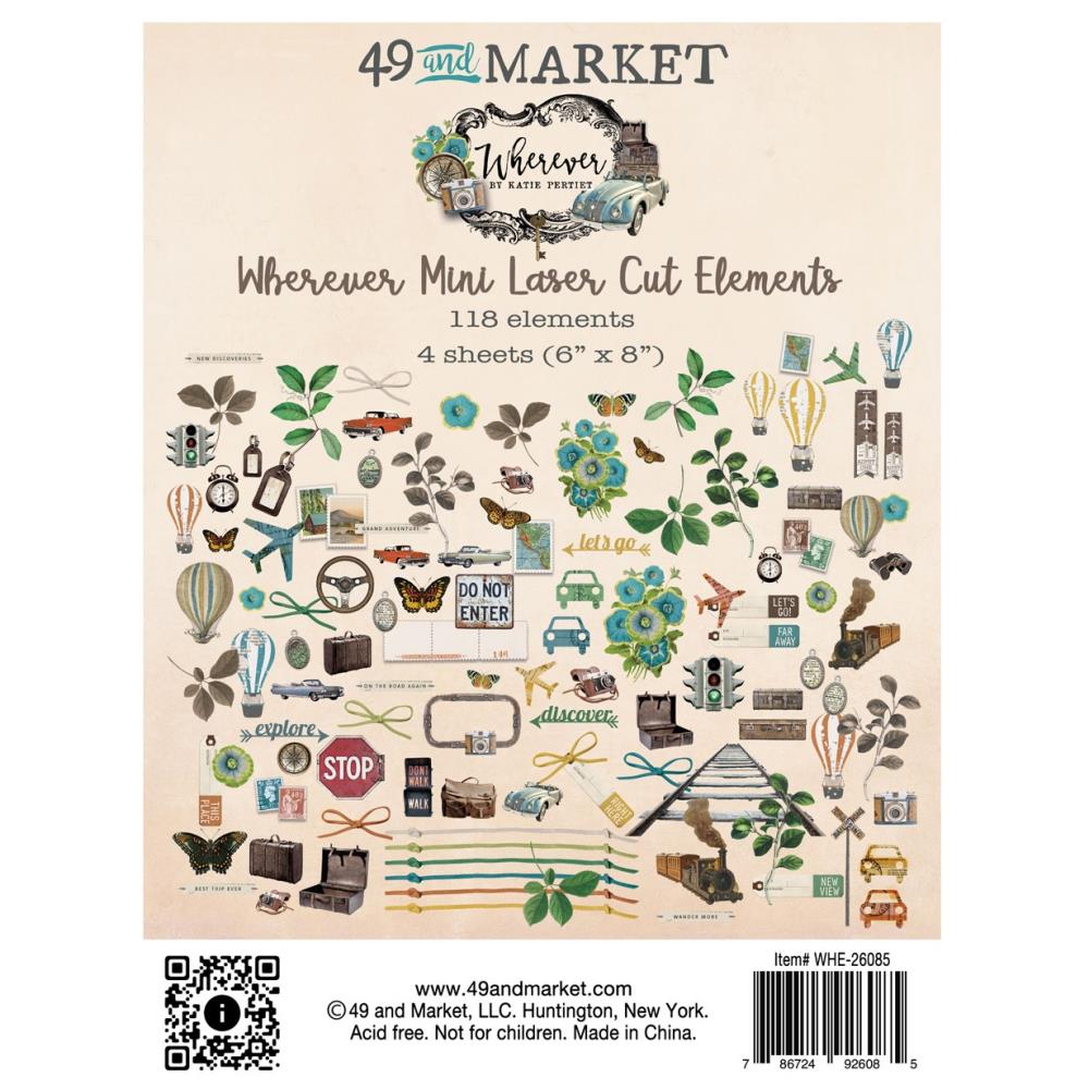 Wherever Mini Laser Cut Elements - 49 and Market
