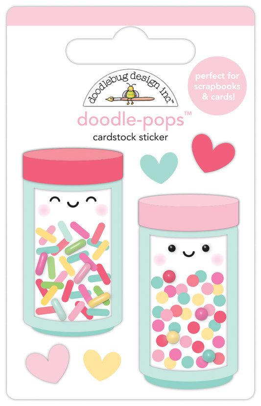 Doodlebug Designs 3d Sprinkles Doodle Pop Stickers