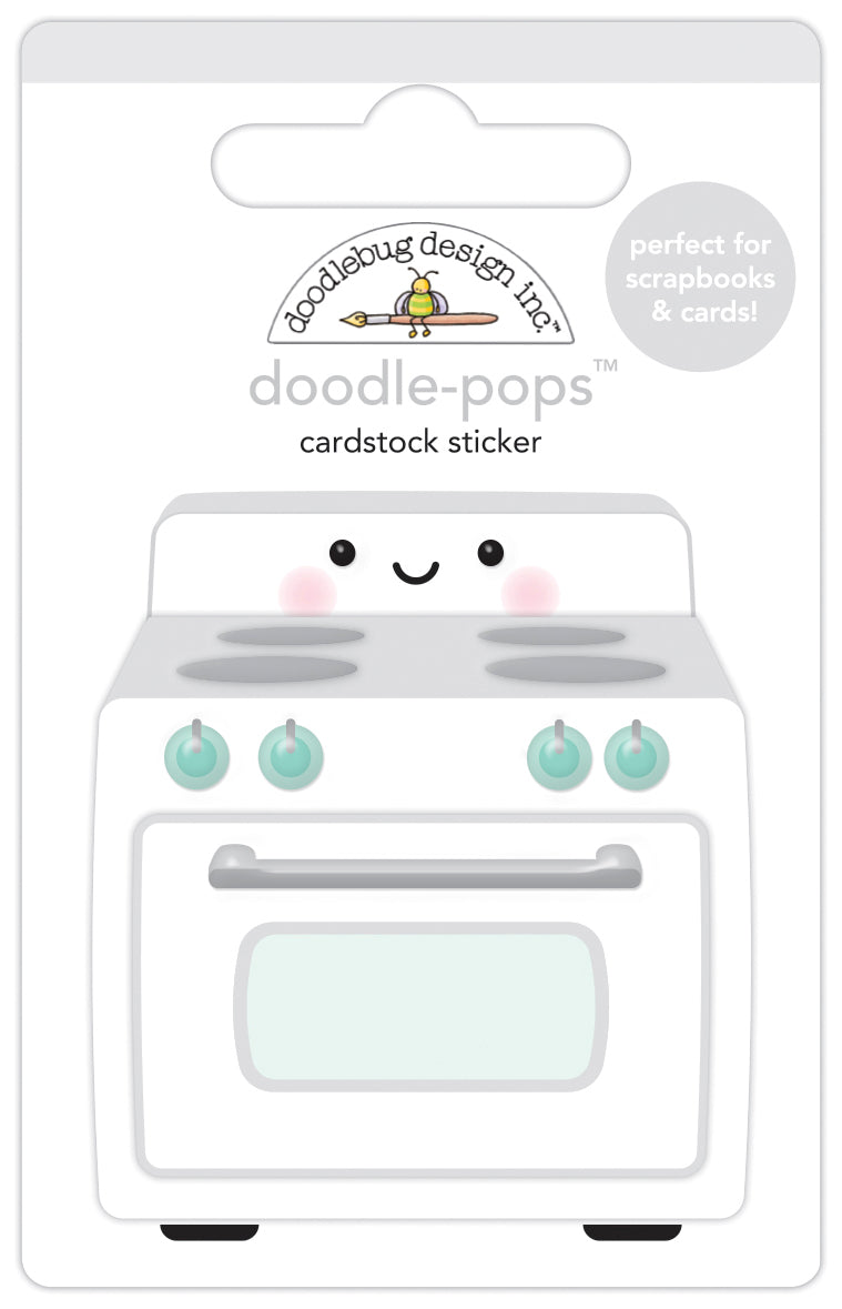 Doodlebug Made with Love What's Cooking Doodle Pop Sticker