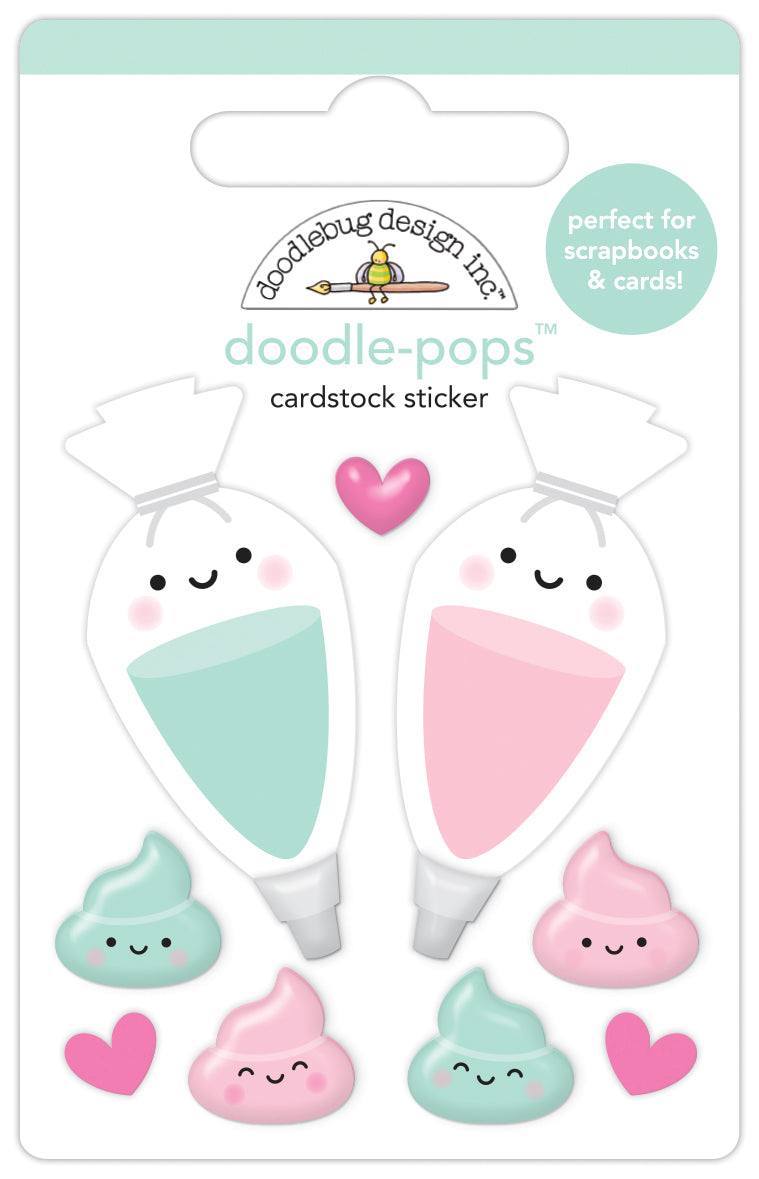 Icing on the Cake - Made with Love Doodle Pops Stickers – Country Croppers
