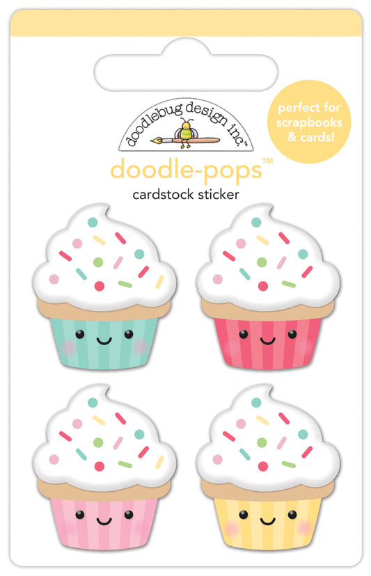 Doodlebug Baby Cakes Doodle Pop Stickers