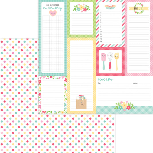 Doodlebug Designs Made with Love Sugar Sprinkles Paper