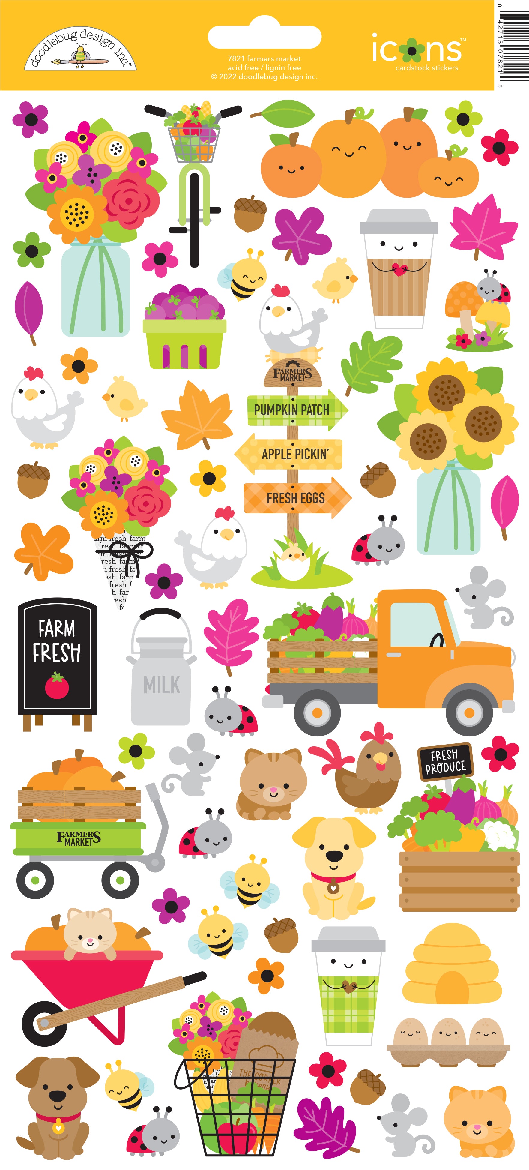 Doodlebug Designs Farmer's Market Stickers