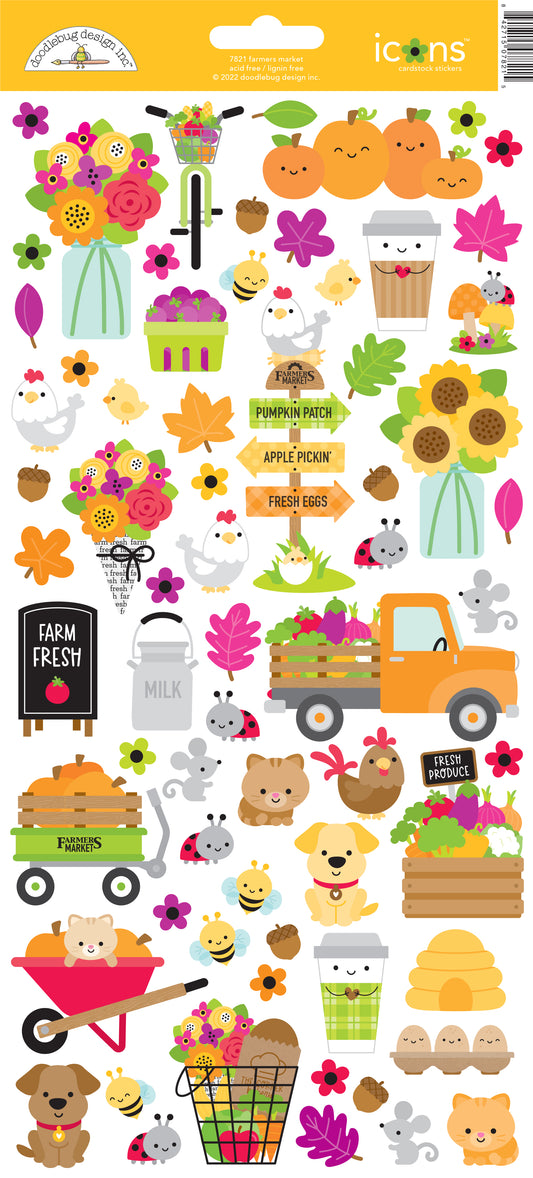 Doodlebug Designs Farmer's Market Stickers