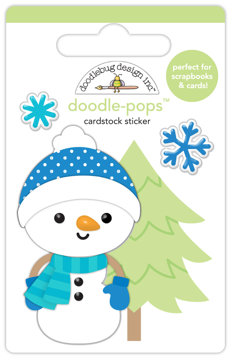 Doodlebug Designs Snow Cute Doodle Pop Sticker