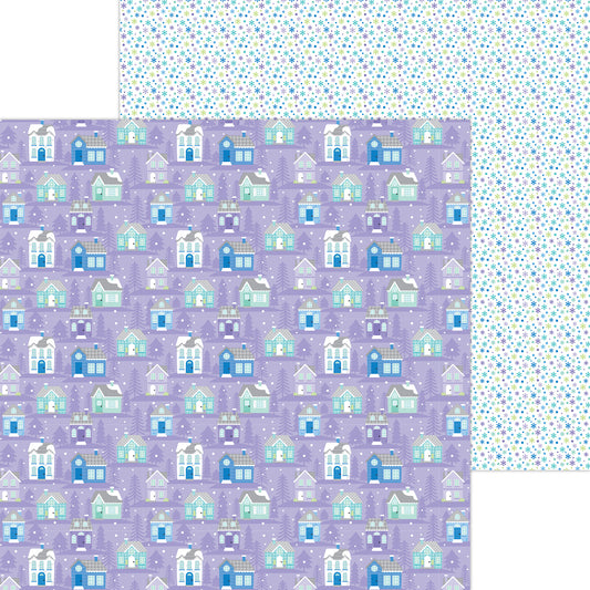 Winter Wonderland Snow Much Fun Scrapbook Paper