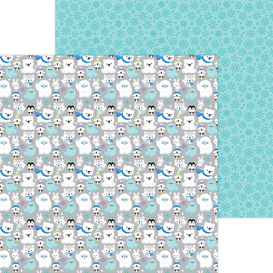 Snow Happy Together Snow Much Fun Scrapbook Paper