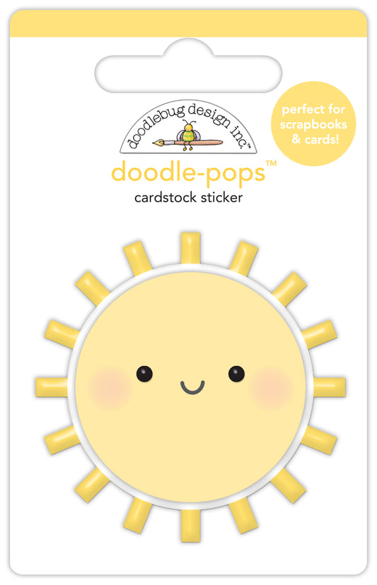 Doodlebug Bunny Hop Hello Sunshine Doodle Pop Sticker