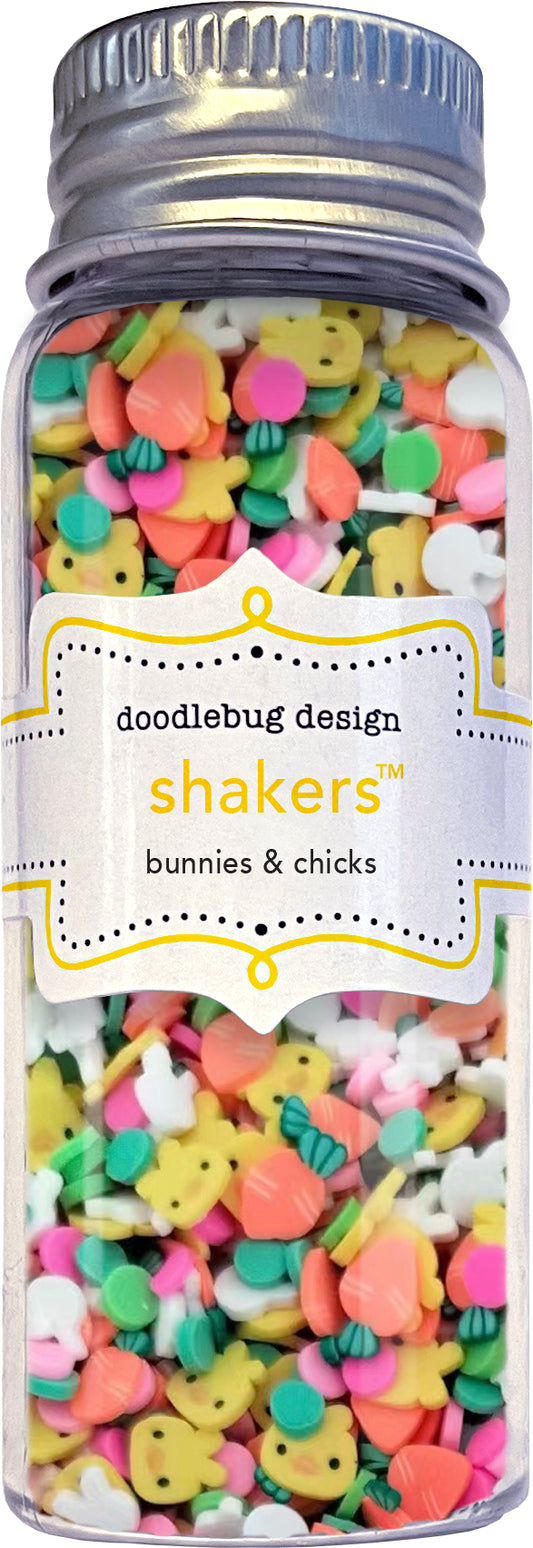 bunnies and Chicks Shaker Embellishments