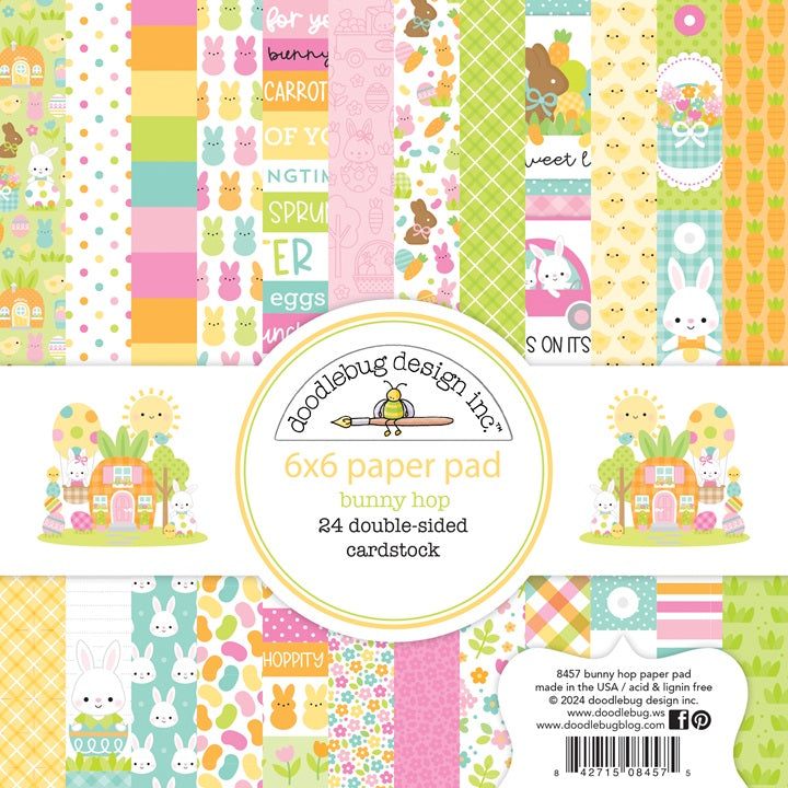 Bunny Hop 6x6 Paper Pad by Doodlebug Designs – Country Croppers