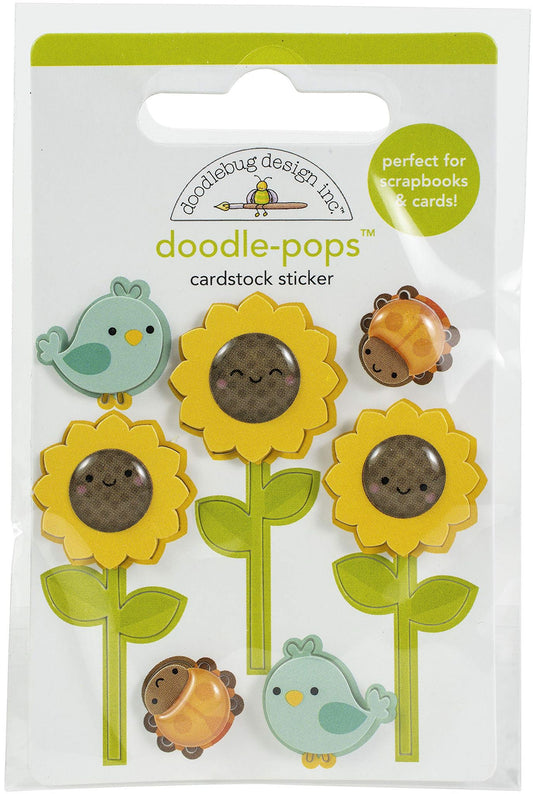 Doodlebug Designs Pumpkin Spice Sunflower Stickers