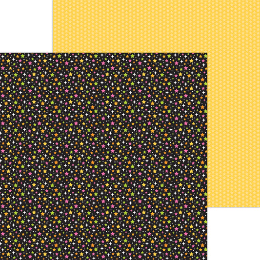 Doodlebug Hey Pumpkin Moonlight Magic Scrapbook Paper