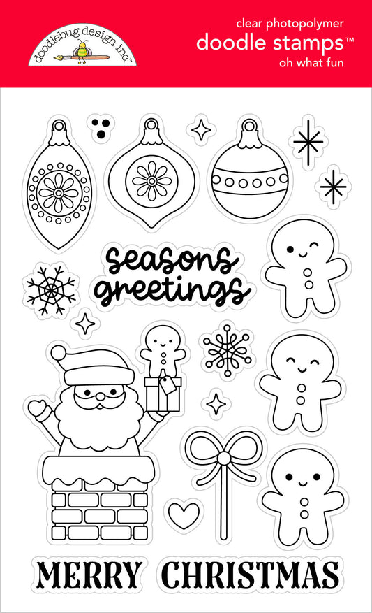 Doodlebug Designs Oh What Fun Christmas Stamps