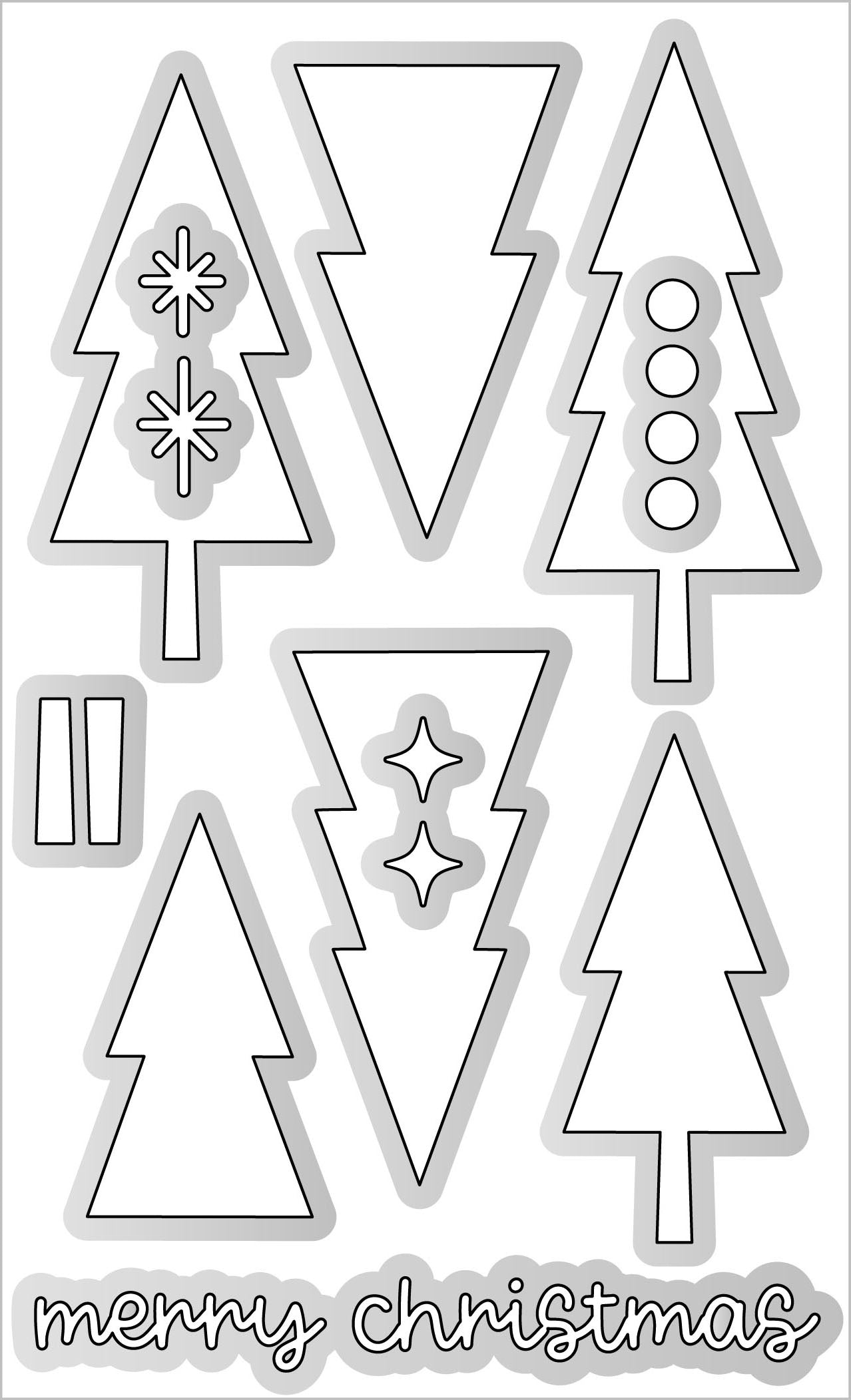Merry Christmas - Oh What Fun Doodle Cuts