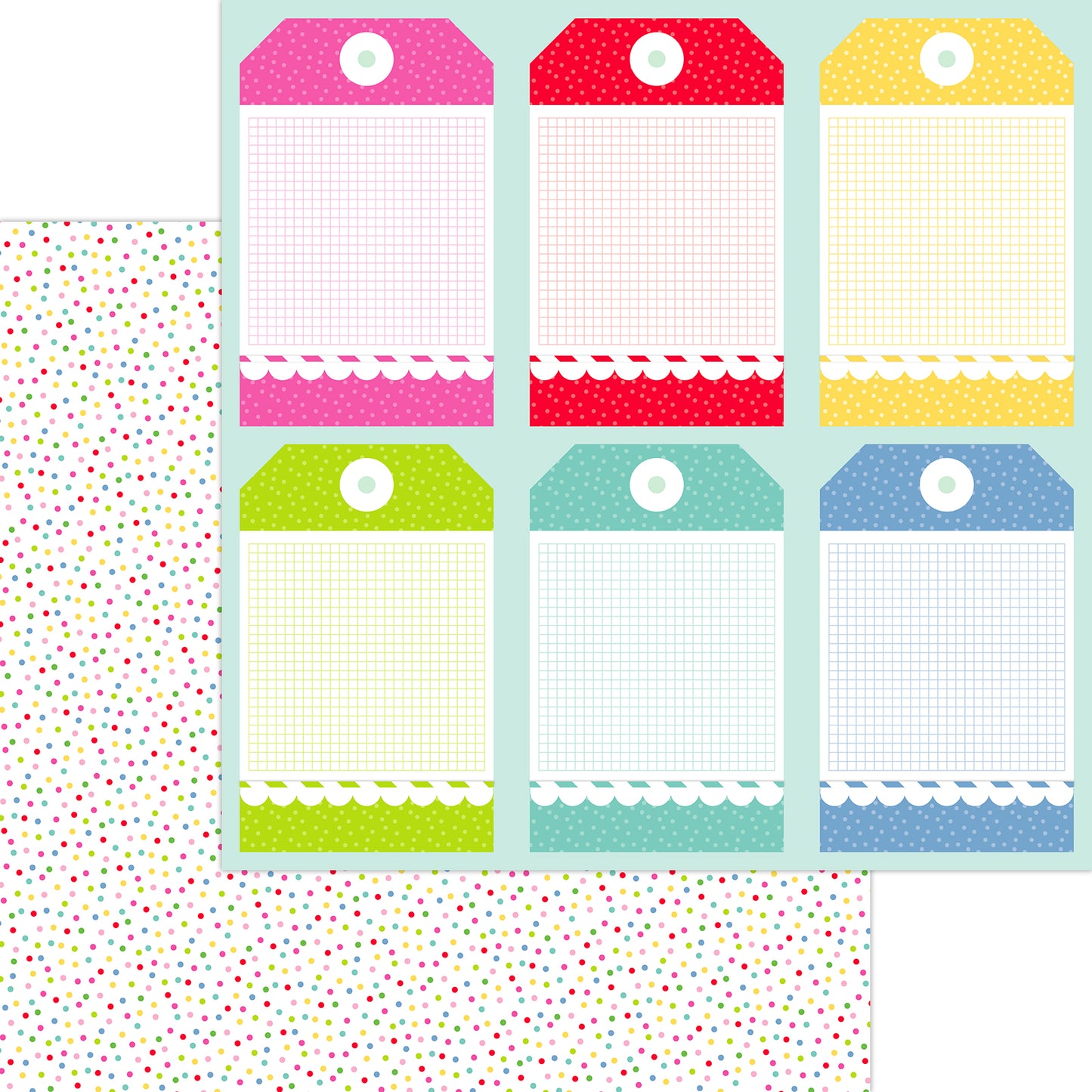 Spot of Cheer - Oh What Fun Scrapbook Paper by Doodlebug Designs