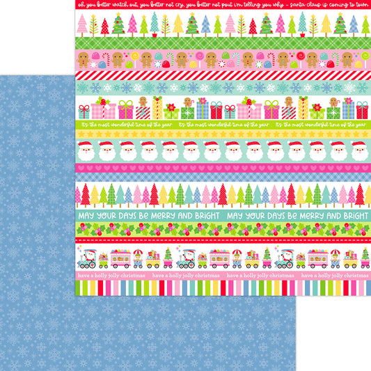 Doodlebug Oh What Fun Christmas Eve Scrapbook Paper