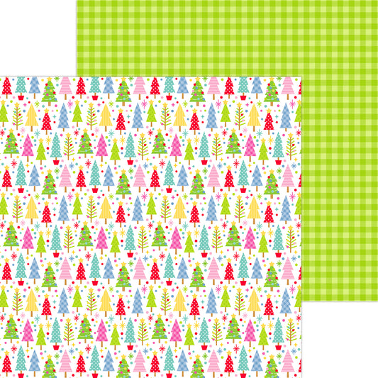 Doodlebug Designs Oh What Fun All Spruced Up Scrapbook Paper