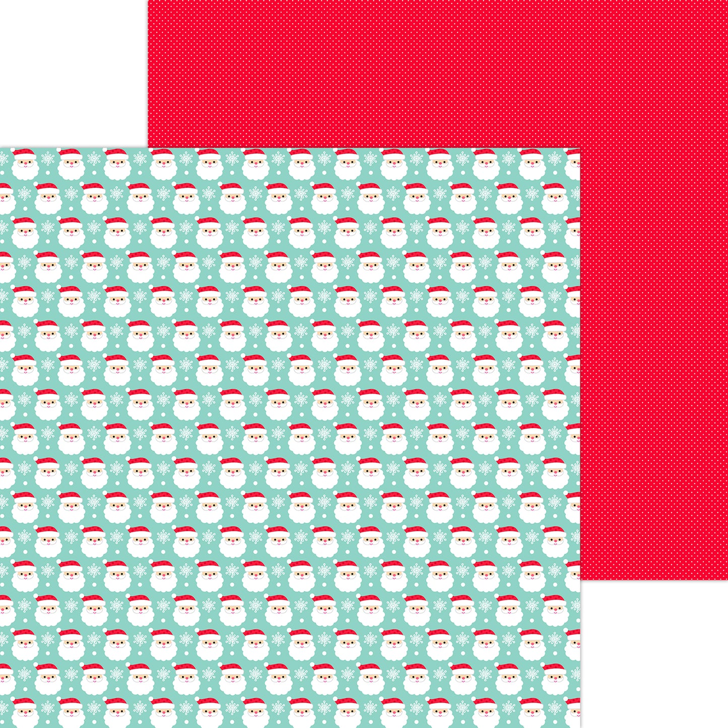 Doodlebug Designs Here Comes Santa - Oh What Fun Scrapbook Paper