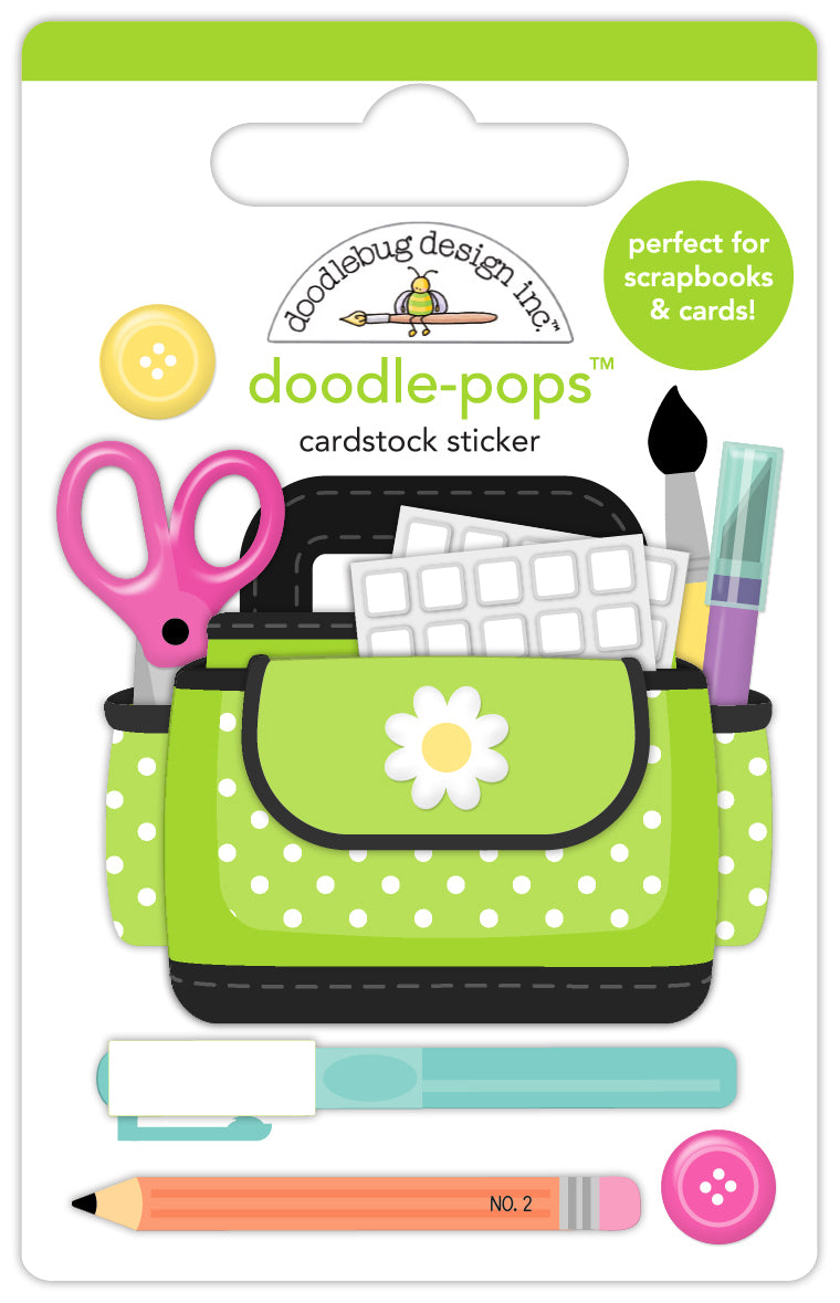 Color Me Crafty Crafty Girl Doodlebug Pop Stickers