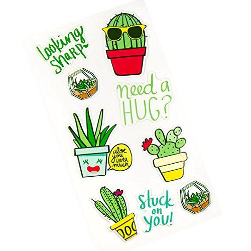 Cheeky Cactus Puffy Stickers