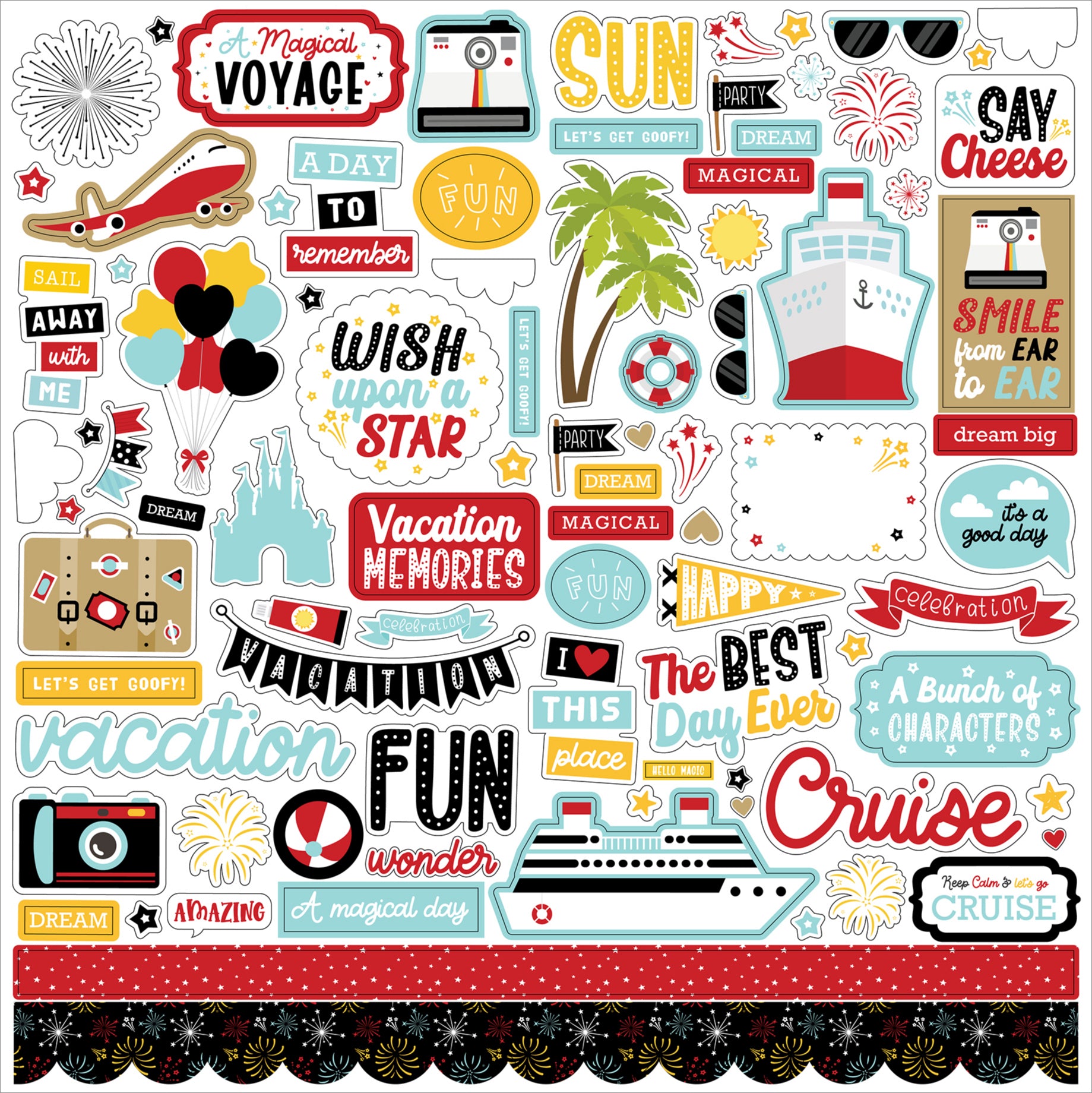 Echo Park A Magical Voyage Element Stickers