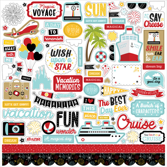 Echo Park A Magical Voyage Element Stickers