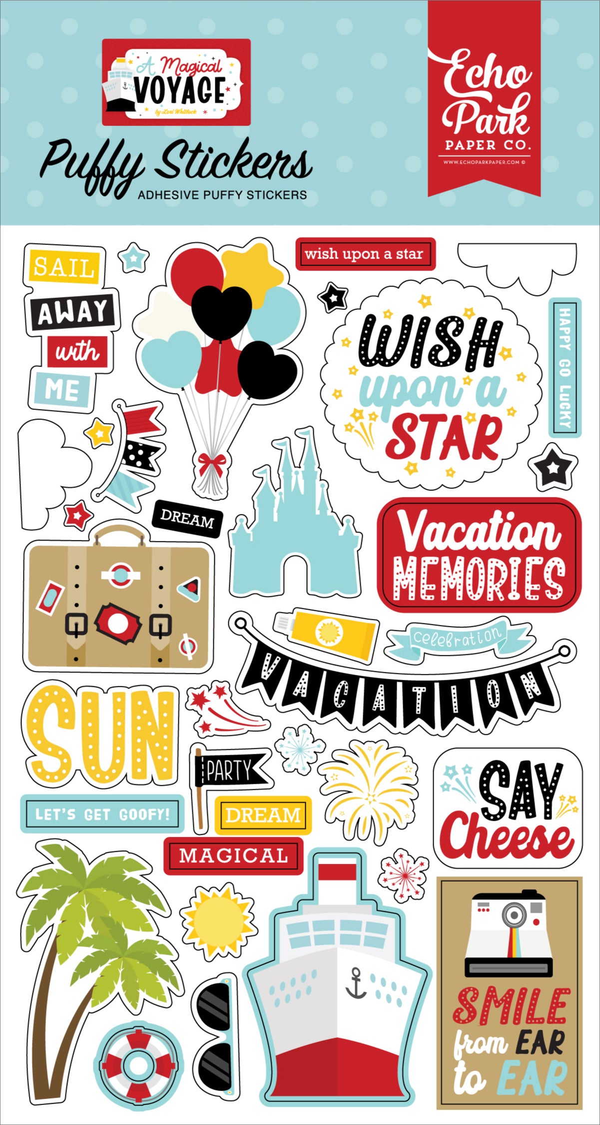 A Magical Voyage Puffy Stickers