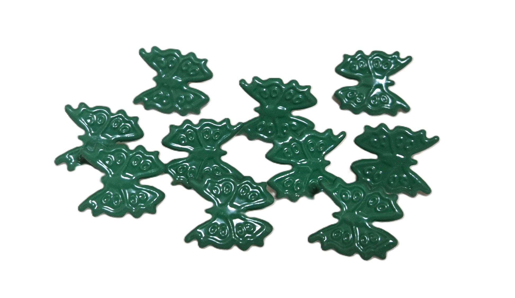 Green Butterfly Brads