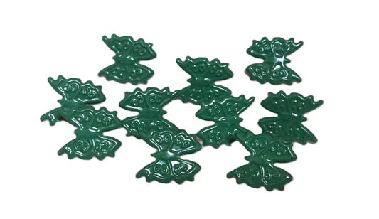Green Butterfly Brads