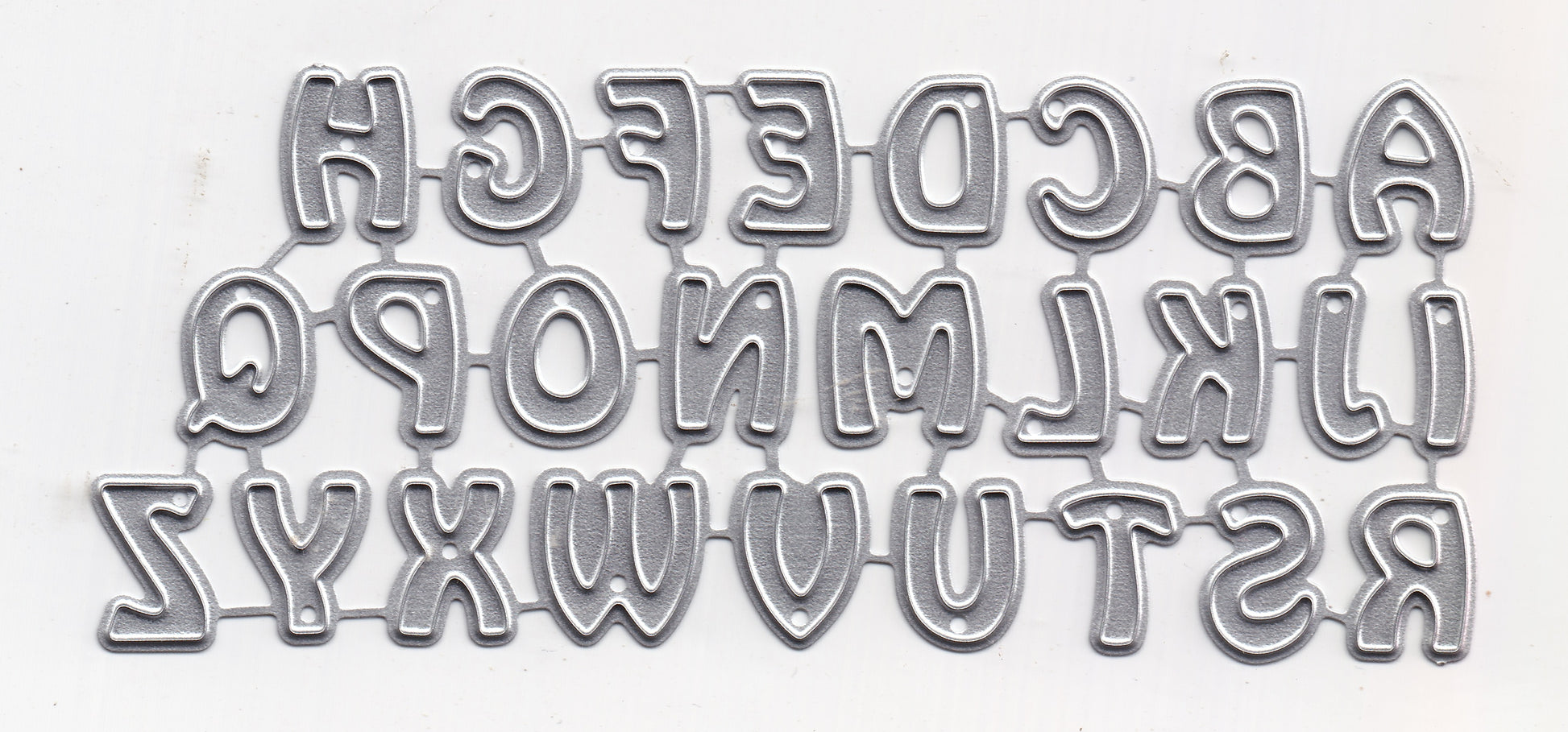 Upper Case Alphabet Letter Dies