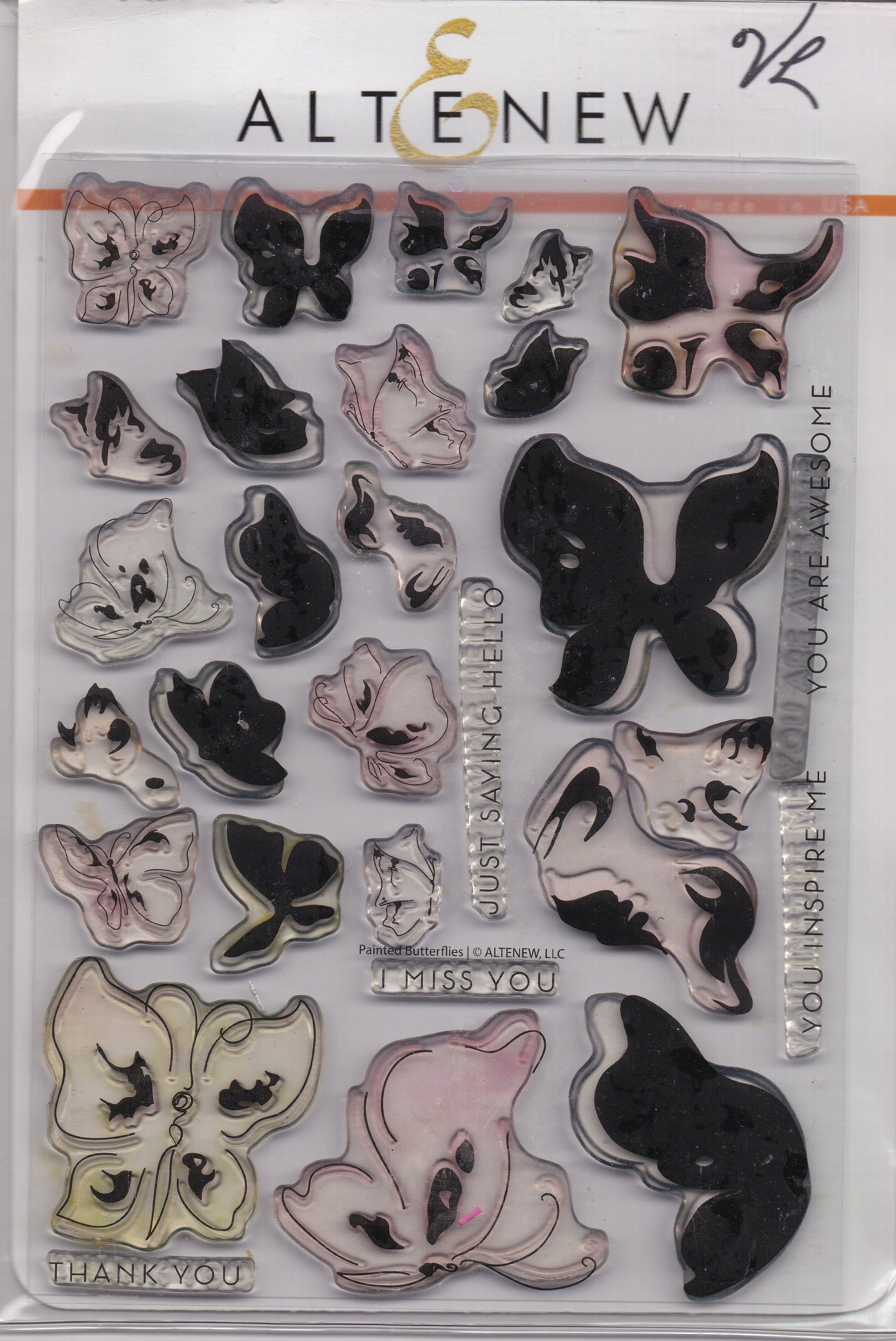 Altenew Painted Butterflies Stamps