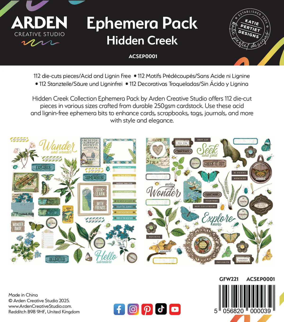 Arden Creative Studio Hidden Creek Ephemera