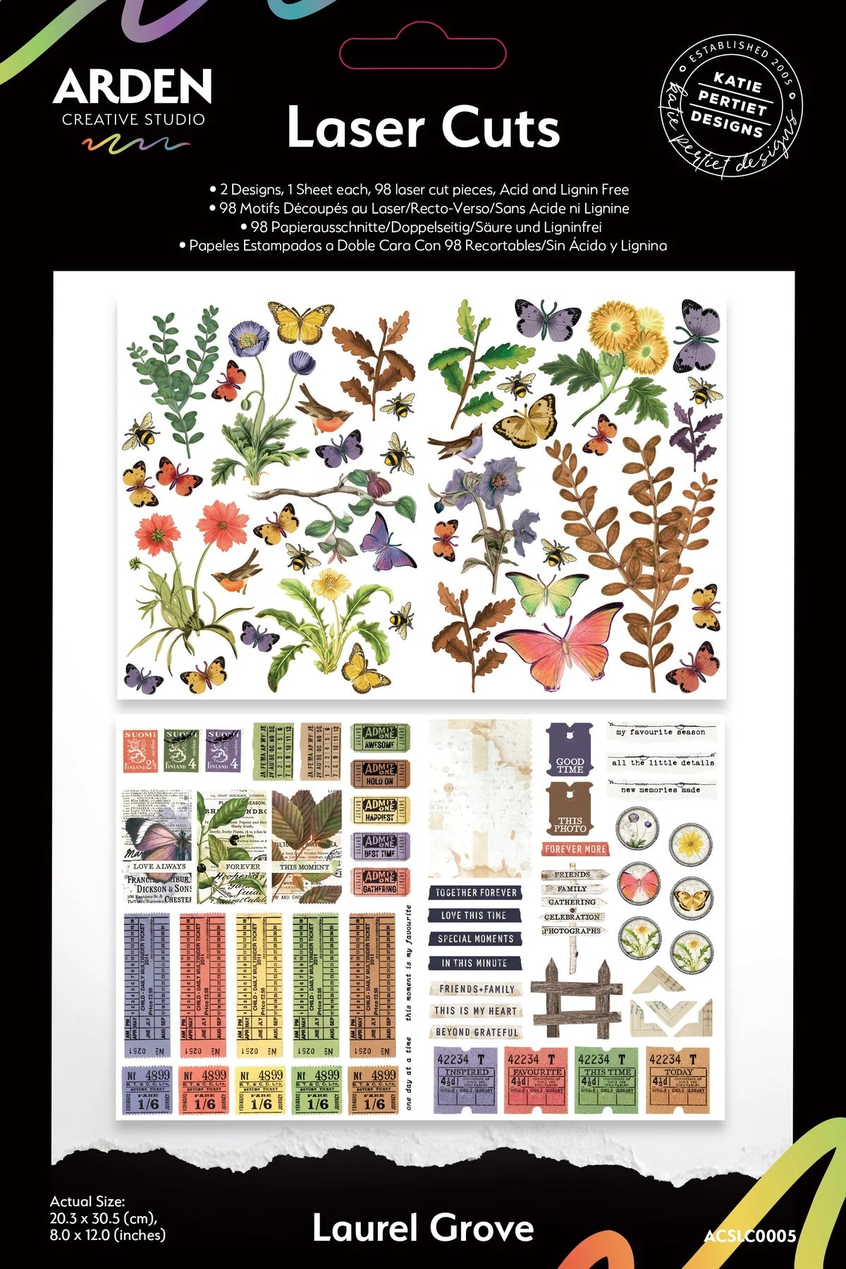 Laurel Grove Laser Cute Set - Arden Creative Studio