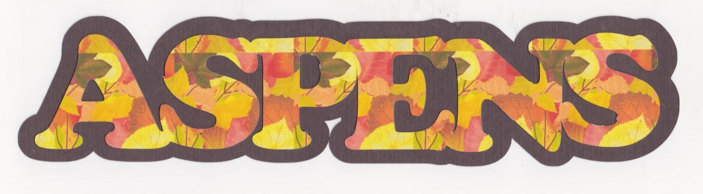 Aspens Paper Piecing Title