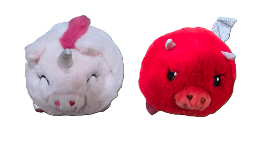 Aurora Unicorn Dragon Reversible Plush