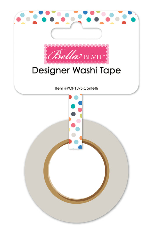 Birthday Bash Confetti Washi Tape Bella Blvd