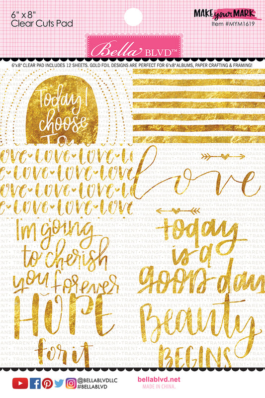 Bella Blvd Let's Celebrate Clear Cuts Pad