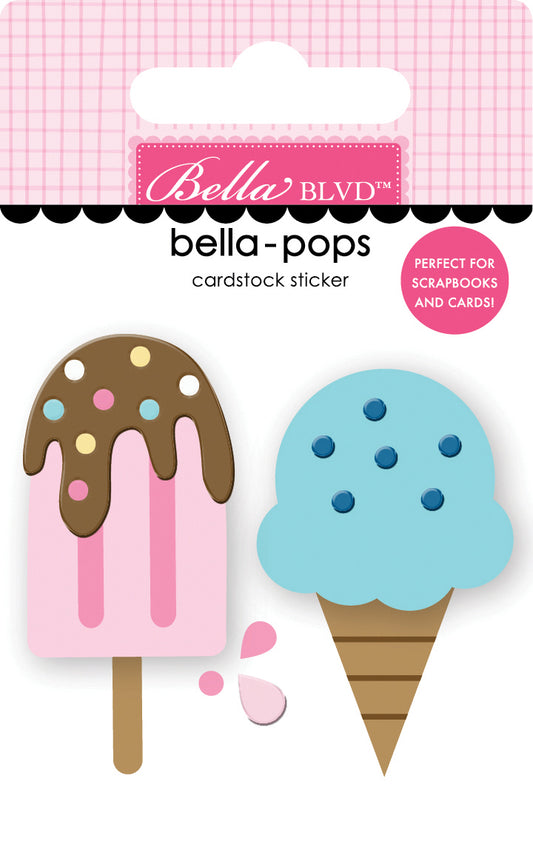 Yummy Ice Cream Bella Pop Stickers