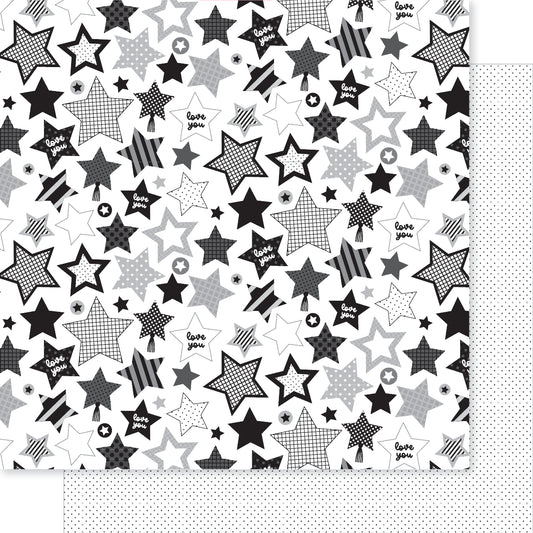 Reach for the Stars Cap and Gown Scrapbook Paper