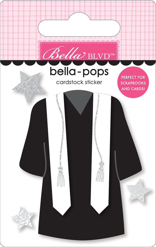 With Honors Graduation 3d Bella Pop Stickers