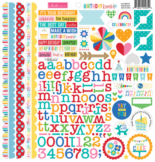 Happy Birthday Stickers (120/pkg), #655062 (V-5) –