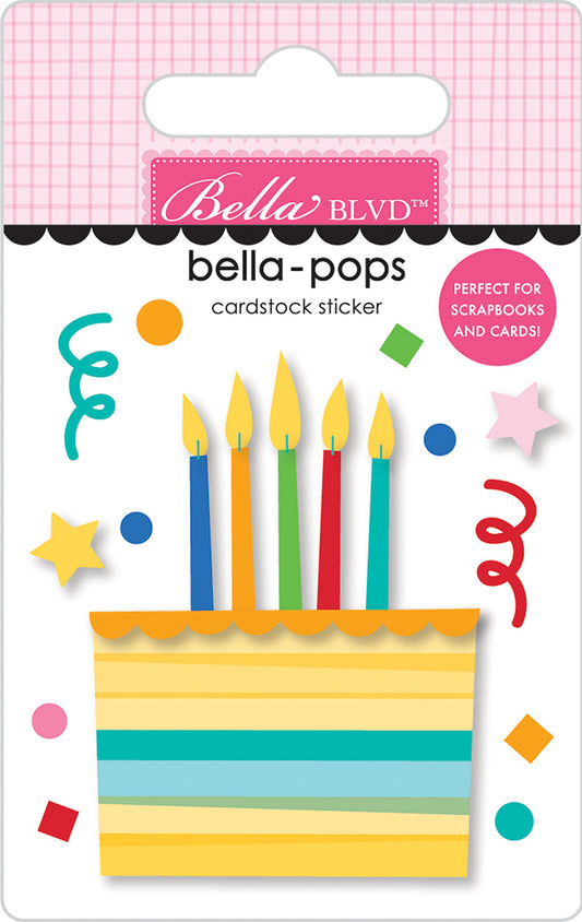 Eat Cake Birthday Bash Bella Pop Stickers