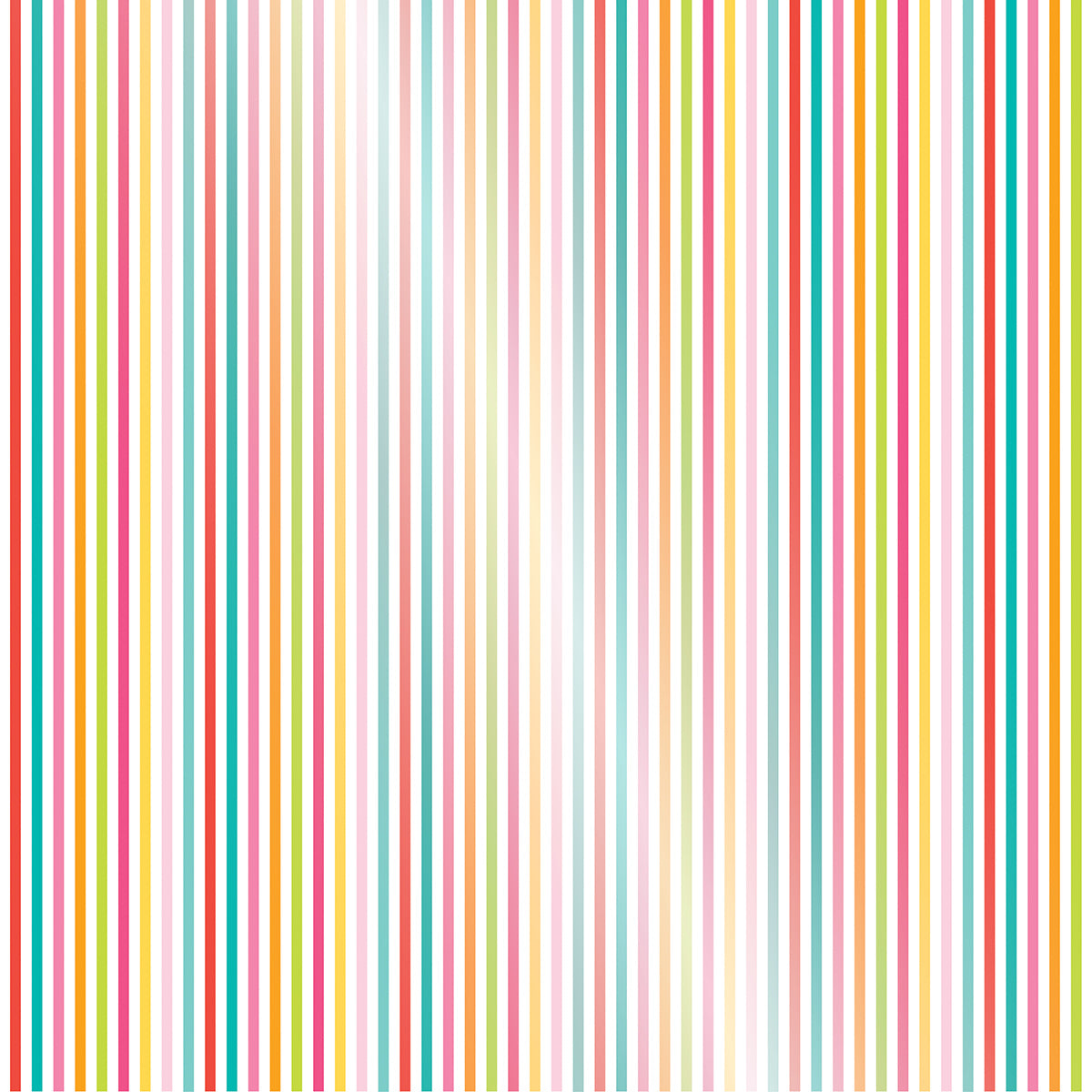Walking On Sunshine 12x12 Striped Acetate