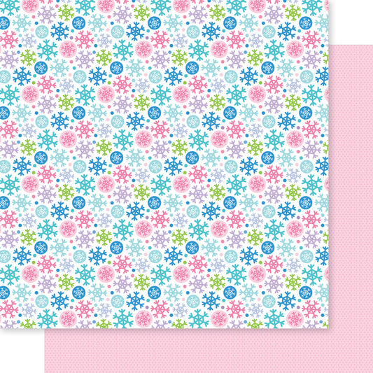 Bella Blvd Snowflake Season Blizzard Scrapbook Paper
